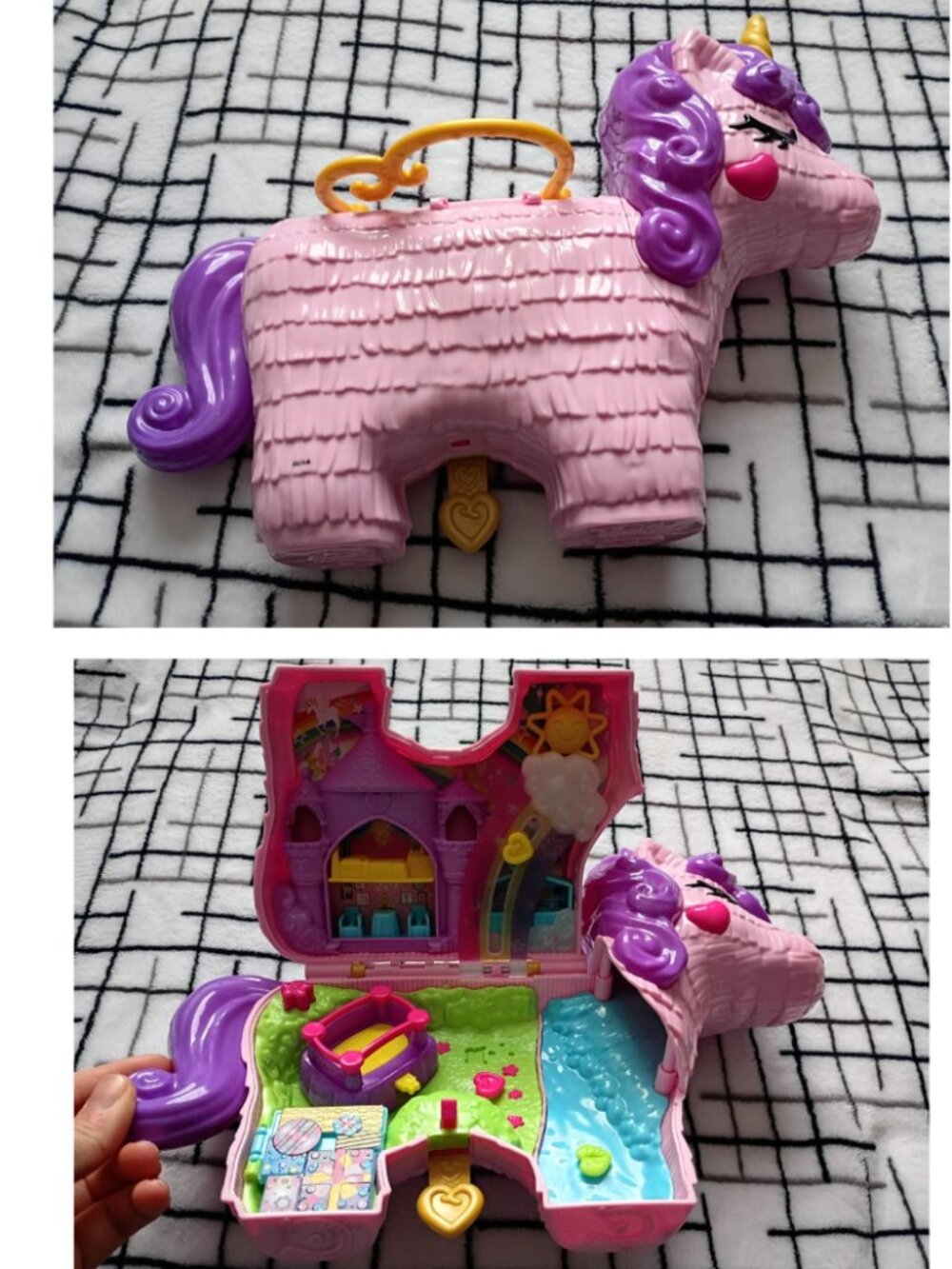 Polly Pocket Unicorn Playset Minimum Recommended Age 4 years NO ACCESSORIES/DOLL